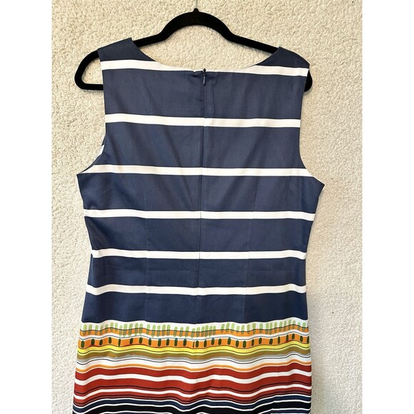 DESIGUAL Women Sleeveless Dress Cotton Blend Hibiscus Size 12/44 - Picture 5 of 11